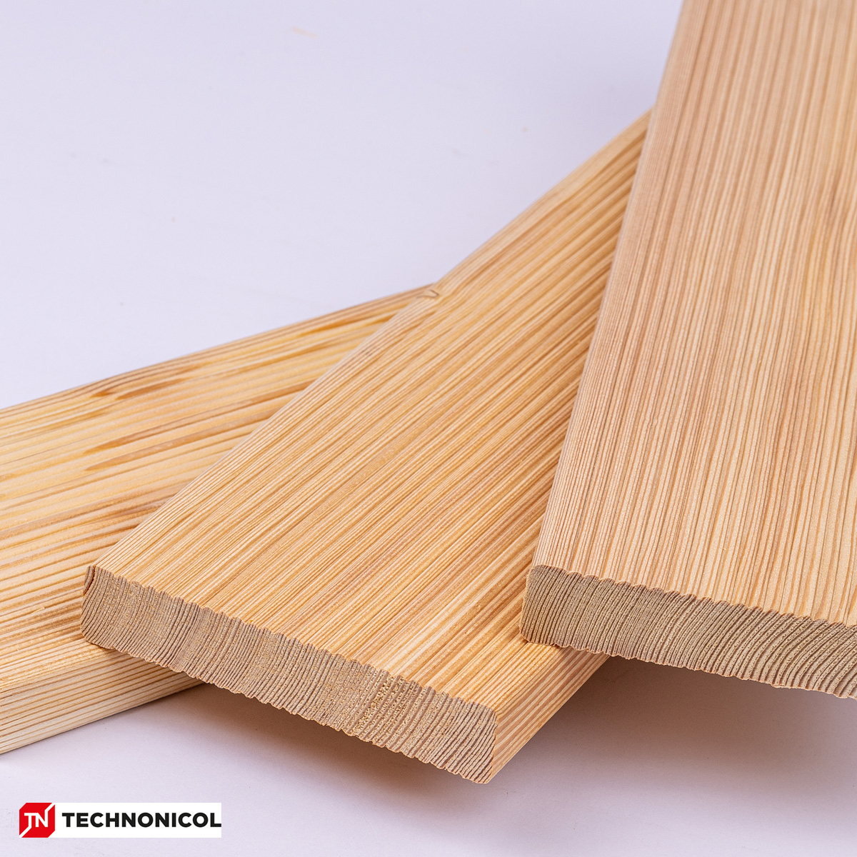 ლარიქსის ტერასის იატაკი, დეკი (TECHNONICOL) 27X142X3000/4000 B – 1მ2 — იატაკის მასალები
